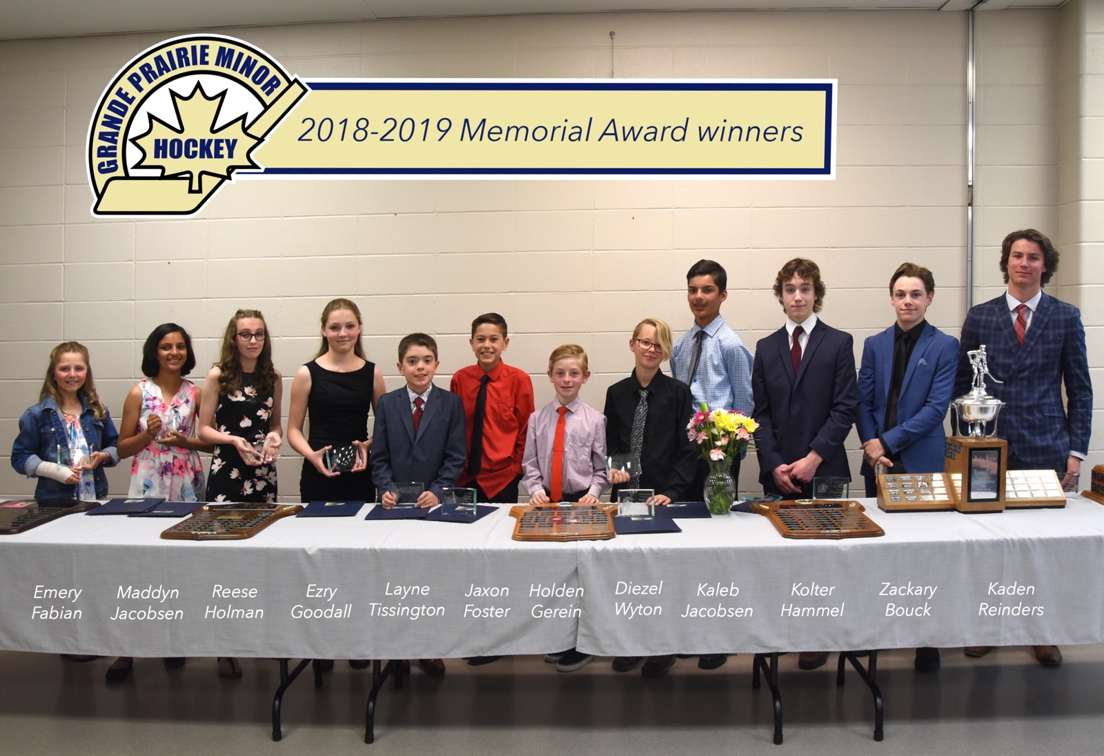  2018 – 2019  MEMORIAL AWARDS
