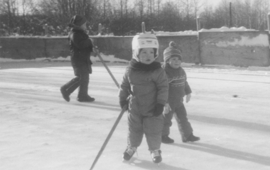 Darren on Outdoor Rink